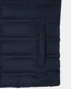 New Hackett London Doudoune sans manches bleu marine