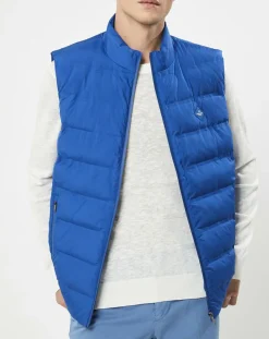 Homme Hackett London Doudoune sans manches bleue