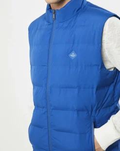 Homme Hackett London Doudoune sans manches bleue