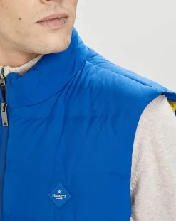 Homme Hackett London Doudoune sans manches bleue