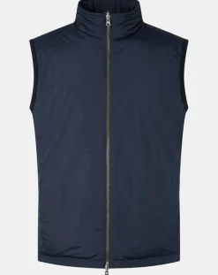 Outlet Hackett London Doudoune sans manches bleue