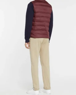 Homme Hackett London Doudoune sans manches bordeaux