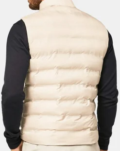 Homme Hackett London Doudoune sans manches écrue