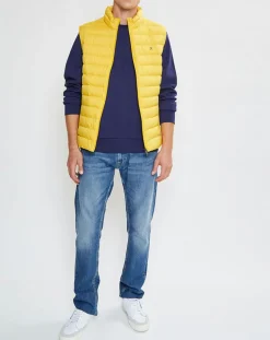 Homme Hackett London Doudoune sans manches jaune