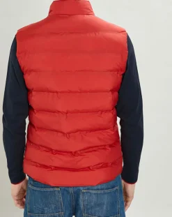 Sale Hackett London Doudoune sans manches rouge