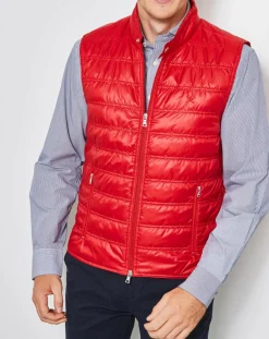 Online Hackett London Doudoune sans manches rouge
