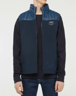 Clearance Hackett London Doudoune sans manches Soft Shell Aston Martin Racing bleu marine