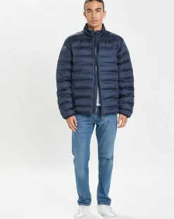 Clearance Hackett London Doudoune unie bleu marine