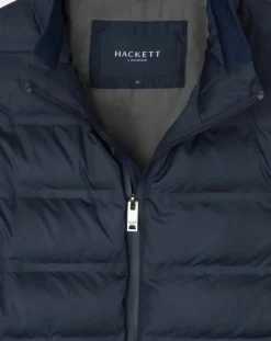 Clearance Hackett London Doudoune unie bleu marine