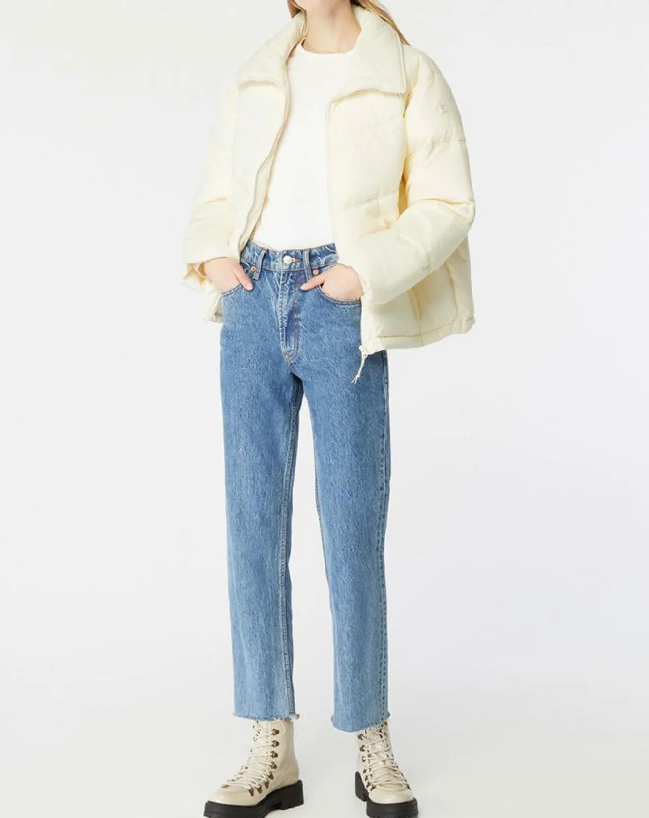 Femme Billabong Doudoune Winter paradise écrue