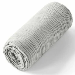 Baton Rouge Drap housse 100% Gaze de coton bonnet 30 cm gris