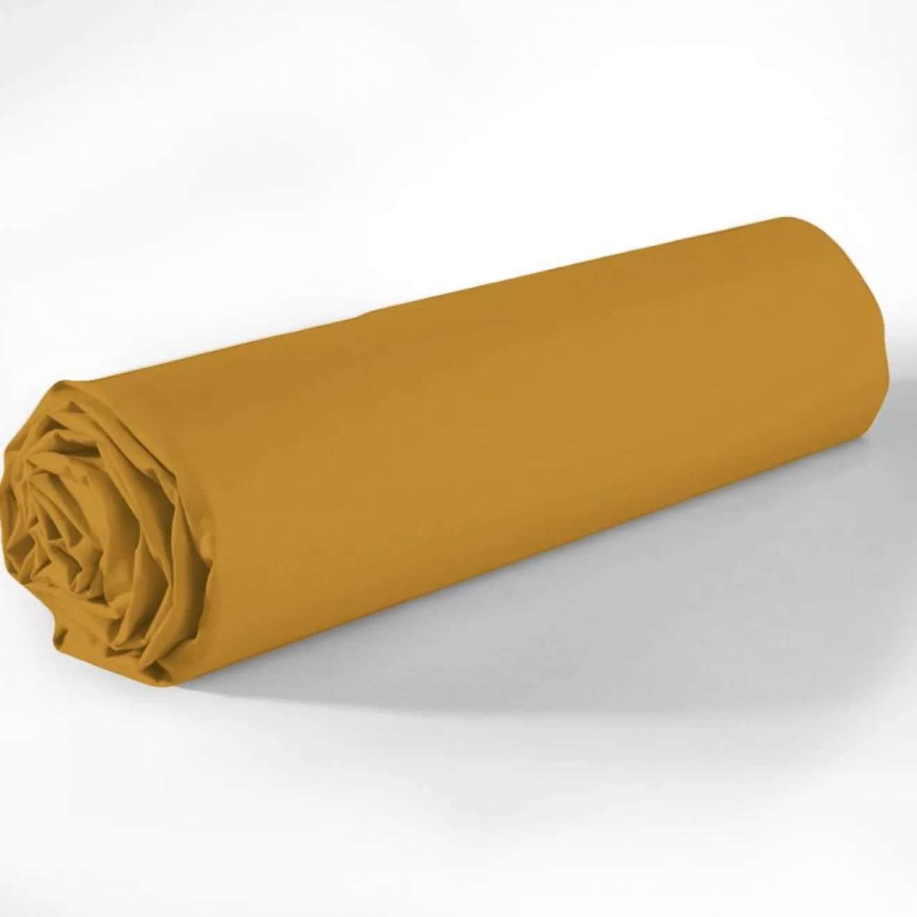 Discount Blanc Passion Drap housse en coton bonnet 35 cm safran