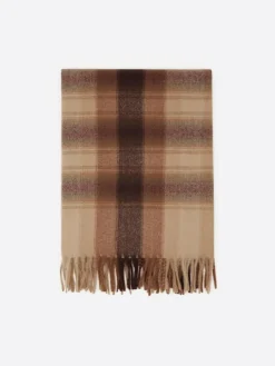 Online Devred Echarpe à rayures noisette - 184x70 cm