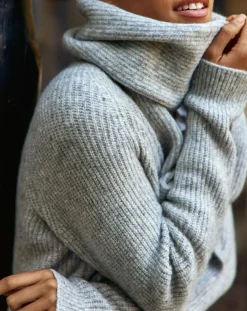 Discount La Petite Etoile Echarpe en Laine mélangée Auden grise - 170x25 cm