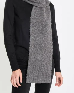 Online Marc O'Polo Echarpe en Laine mélangée chinée vert foncé