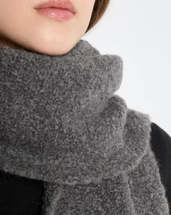 Online Marc O'Polo Echarpe en Laine mélangée chinée vert foncé