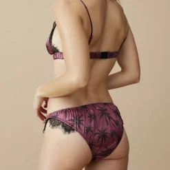 Sale Wild Ensemble soutien-gorge & culotte en Soie mélangée Vesta berry