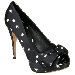 Femme Dolce & Gabbana Escarpins étoilés noir/blanc - Talons 12 cm