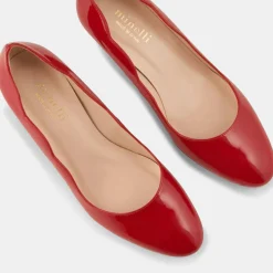 New Minelli Escarpins en Cuir Elo rouges - Talon 6 cm