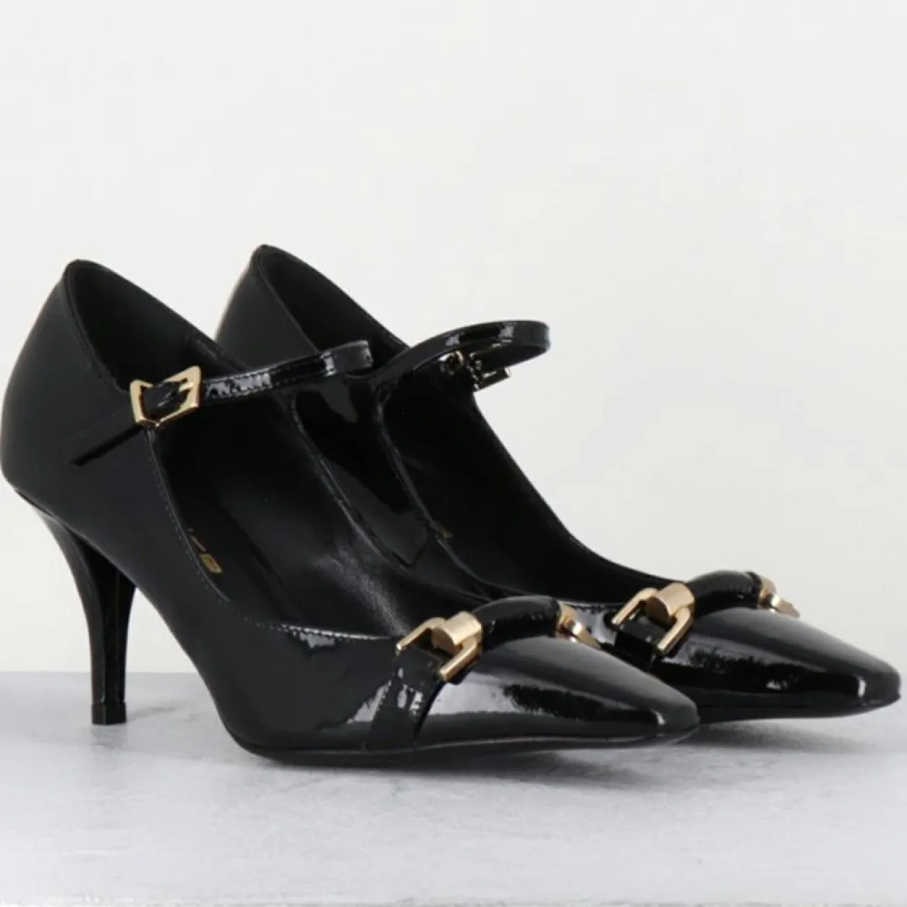 Femme Garrice Lab Escarpins en Cuir gela noire - Talon : 7.5cm