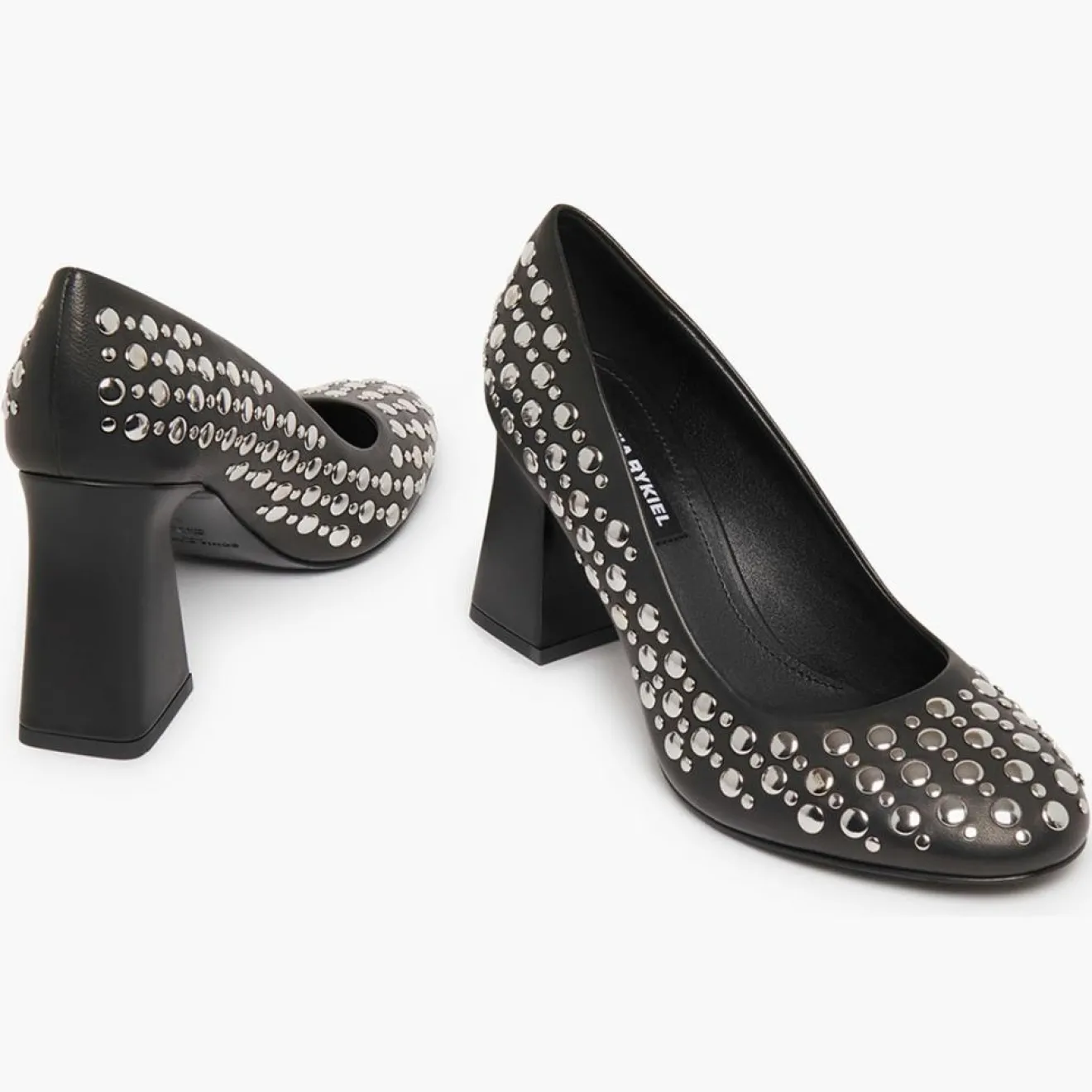 Femme Sonia Rykiel Escarpins en Cuir Honfleur noirs - Talon 8.5 cm