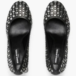 Femme Sonia Rykiel Escarpins en Cuir Honfleur noirs - Talon 8.5 cm
