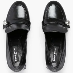 Online Sonia Rykiel Escarpins en Cuir Honfleur noirs - Talon 8.5 cm