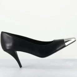 Clearance Garrice Lab Escarpins en Cuir kecha noirs - Talon : 7.5cm