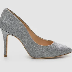 Clearance Cosmoparis Escarpins Makea argentés - Talon 8 cm