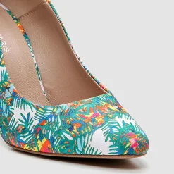 Femme Cosmoparis Escarpins Makea jungle multicolore - Talon 9 cm