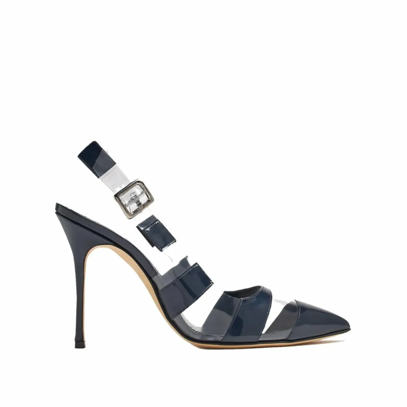 Femme Manolo Blahnik Escarpins Uxra 105 bleus