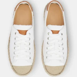Femme JW Anderson Espadrilles en Cuir Danny blanches
