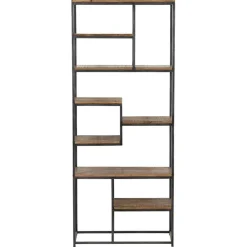 Bois & Chiffons Etagere 7 niveaux manguier stockholm naturel ciré - 70x35x170 cm
