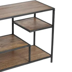 Bois & Chiffons Etagere basse industrielle manguier stockholm naturel ciré - 210x35x60 cm