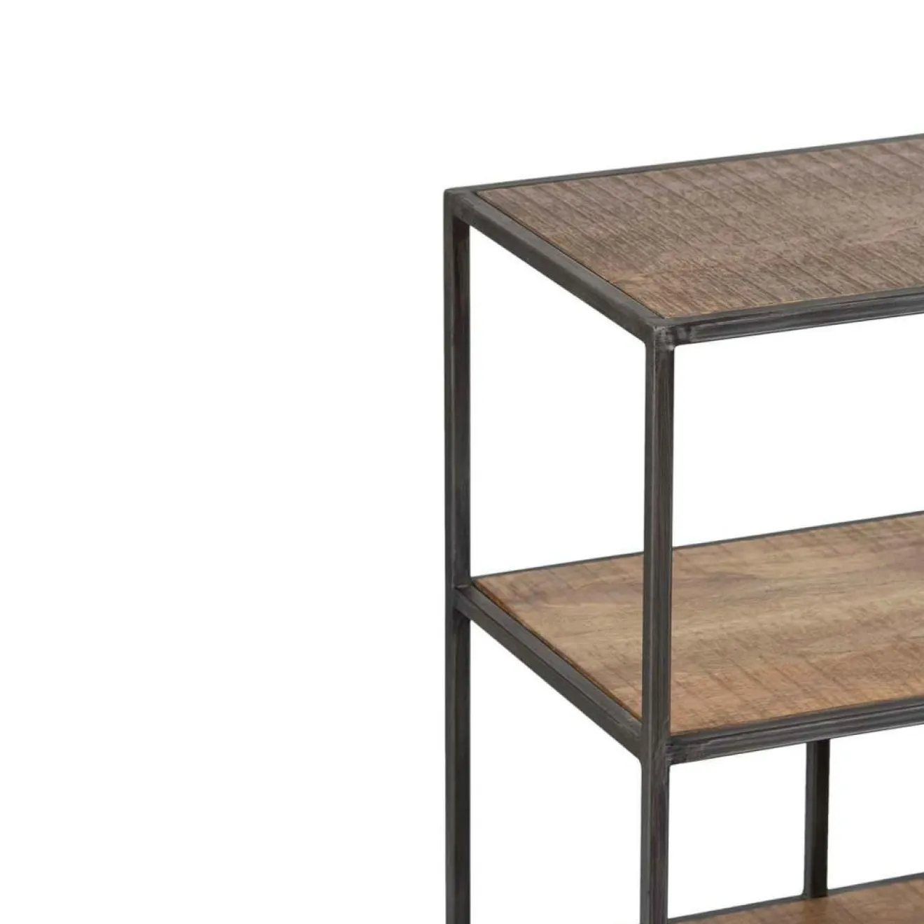 Bois & Chiffons Etagere basse manguier stockholm naturel ciré - 140x35x60 cm