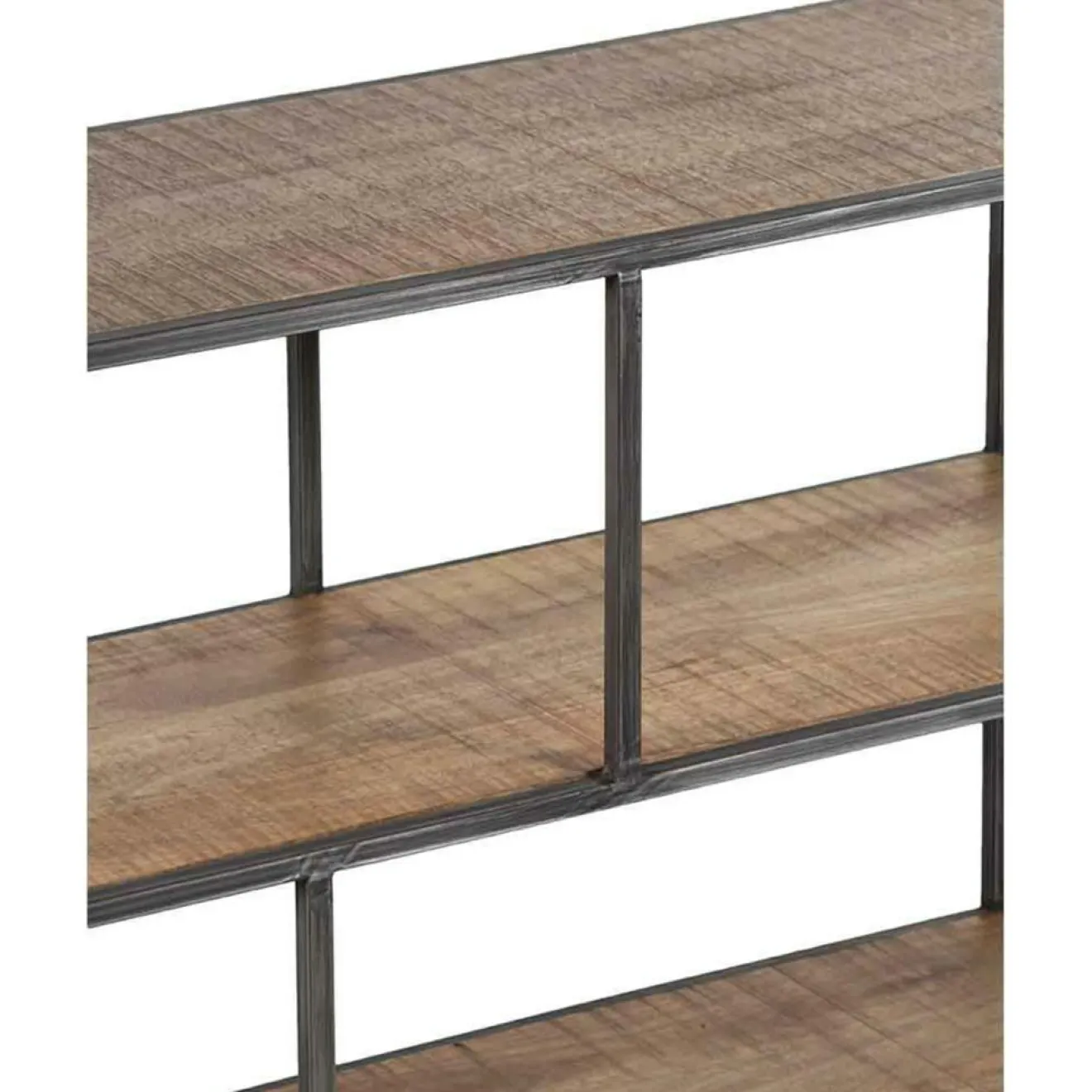 Bois & Chiffons Etagere basse manguier stockholm naturel ciré - 140x35x60 cm