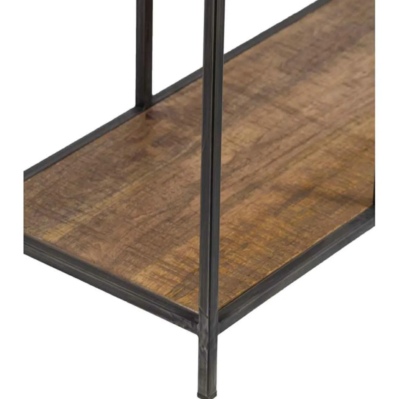 Clearance Bois & Chiffons Etagère 6 niveaux manguier stockholm naturel ciré - 84x35x188 cm