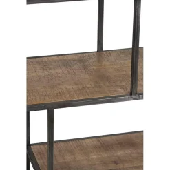 Clearance Bois & Chiffons Etagère 6 niveaux manguier stockholm naturel ciré - 84x35x188 cm