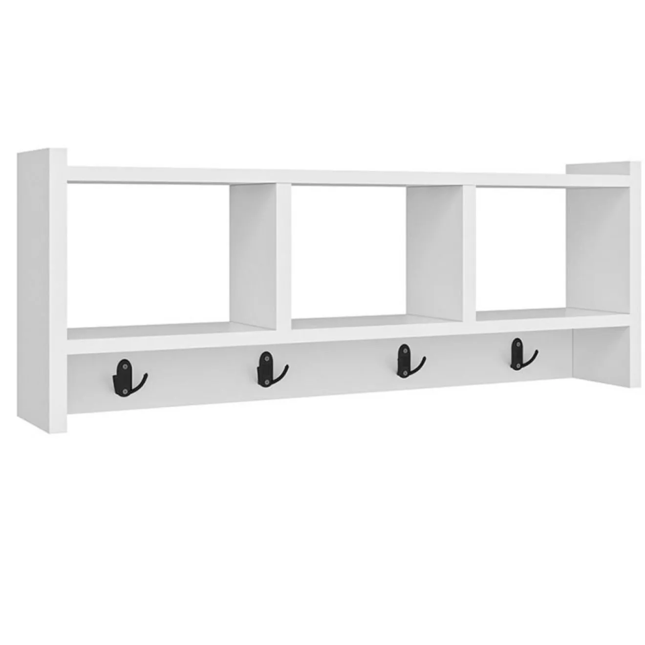 Online Homitis Etagère porte-manteau Star blanche - 75.6x35x22 cm