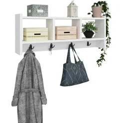 Online Homitis Etagère porte-manteau Star blanche - 75.6x35x22 cm