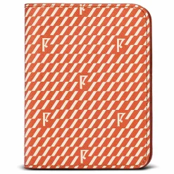 Discount Maison Faret Etui passeport en Toile enduite orange - 14x10x2 cm