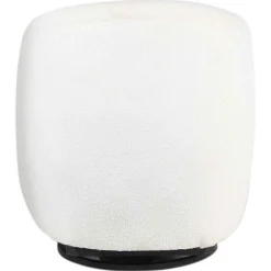 New Bois & Chiffons Fauteuil pivotant gubi blanc - 74x74x79 cm