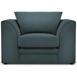 Mazzini Sofas Fauteuil Quince bleu - 97x92x80 cm