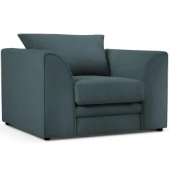 Mazzini Sofas Fauteuil Quince bleu - 97x92x80 cm