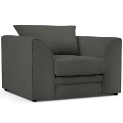 Mazzini Sofas Fauteuil Quince gris foncé - 97x92x80 cm