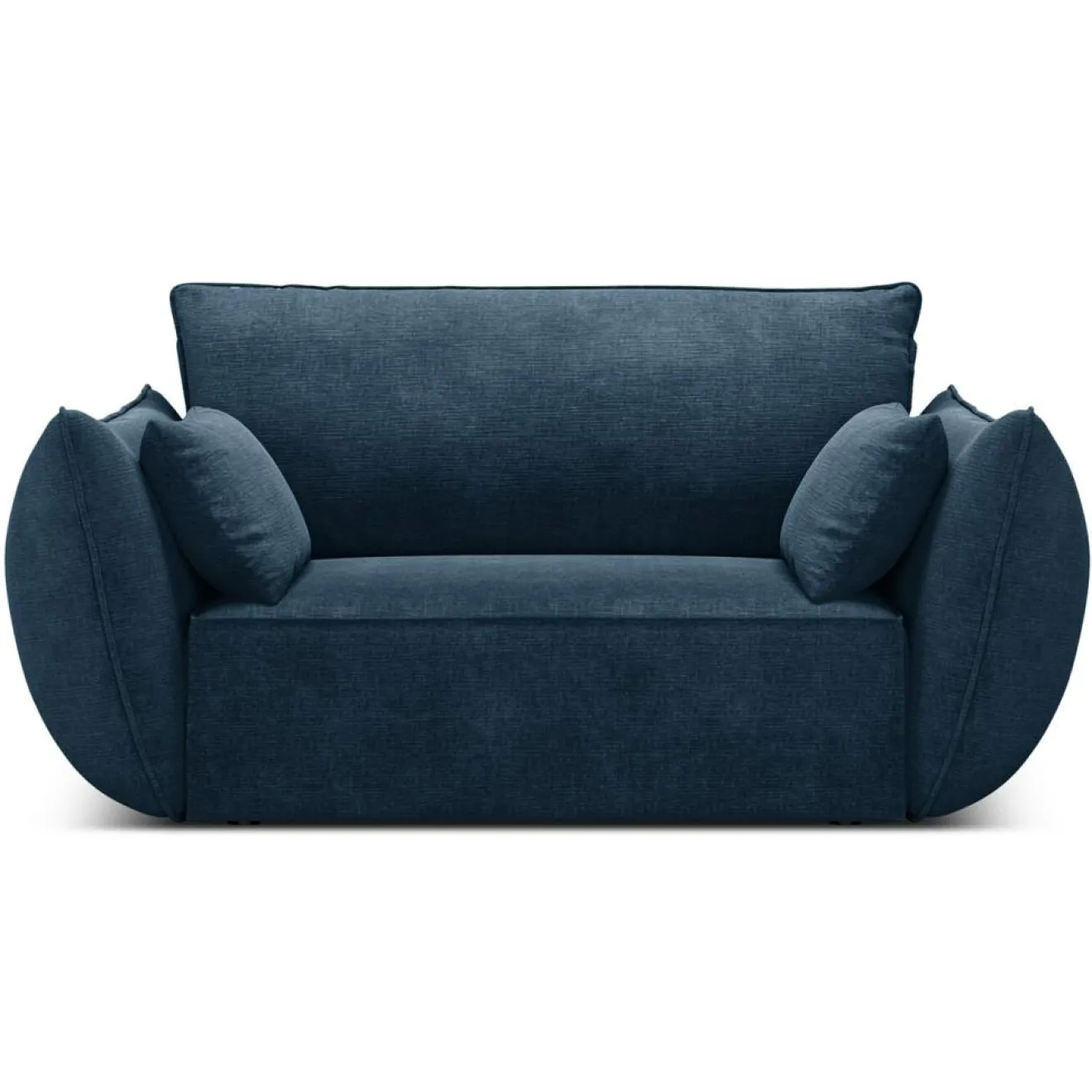 Best Mazzini Sofas Fauteuil Vanda bleu roi - 128x100x85 cm