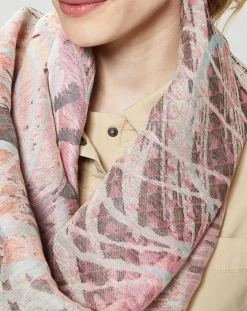 Femme Petrusse Foulard en Coton Cabaret rose - 60x200 cm