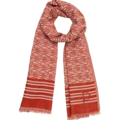 Hot Petrusse Foulard Escale orange - 70x180 cm