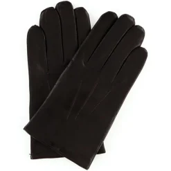 Clearance Maison Fabre Gants en Cuir d'Agneau doublure Laine Heritage Rivoli moca