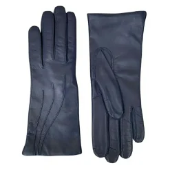 Online Maison Fabre Gants en Cuir d'Agneau Waves bleu jean